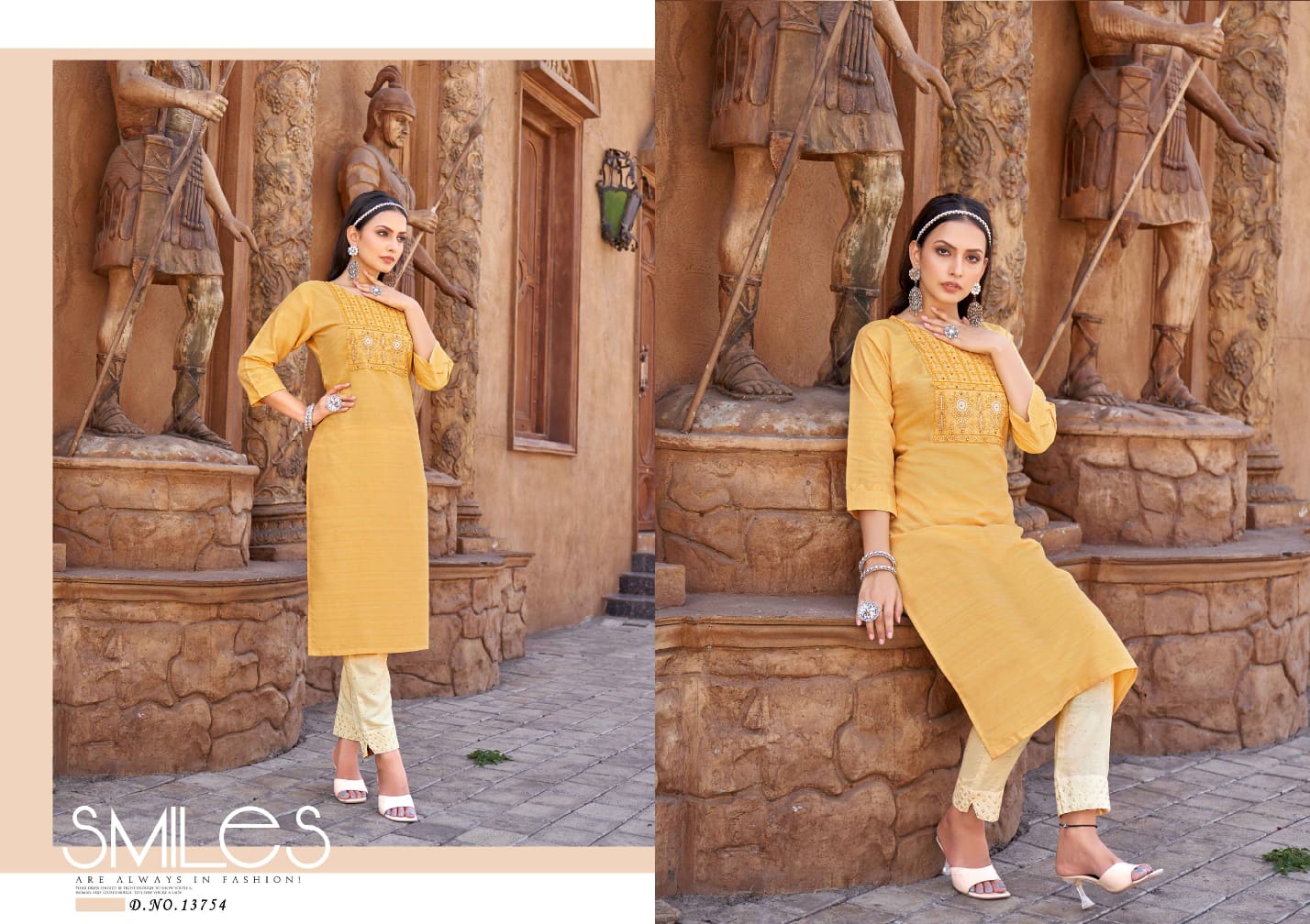 Vanessa By Kalaroop Long Kurti With Bottom Catalog